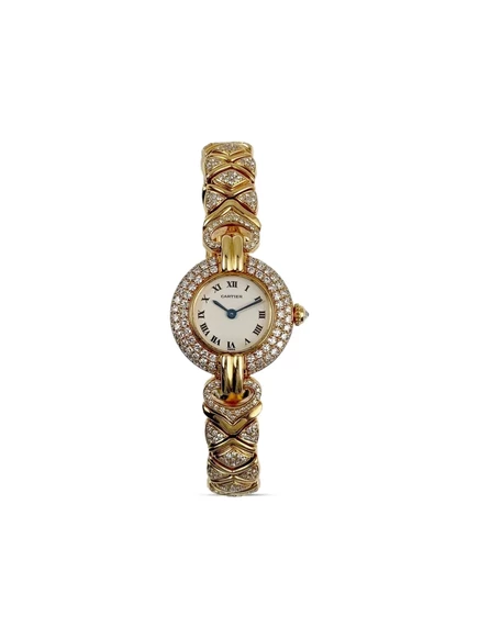 Женские часы Cartier Colisée 23 мм 18K золото с бриллиантами