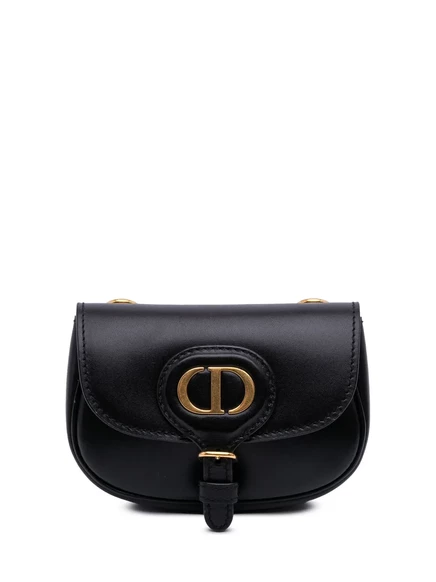 Сумка через плечо Bobby из микро-кожи, бывшая в употреблении у Christian Dior 2021-2025 black