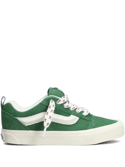 Кеды Vans Knu Skool на платформе, зеленые