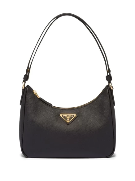 Кожаная мини-сумка Prada Re-Edition black