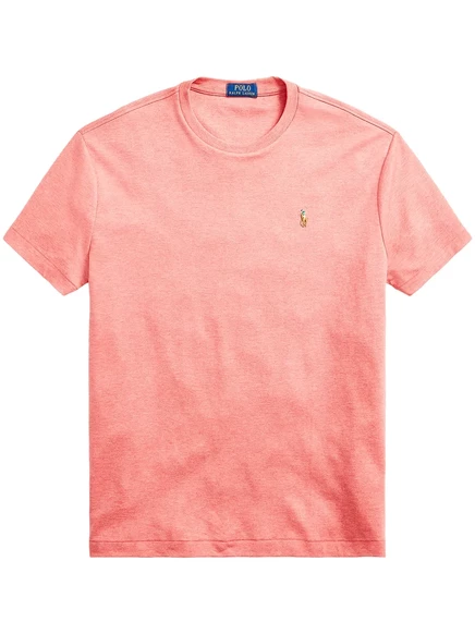 Мужская футболка Polo Ralph Lauren с вышитым логотипом, красная