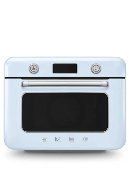 Духовой паровой шкаф Smeg Combi 50×40 см, голубой