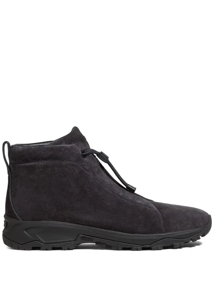 Замшевые ботинки Zegna с тройным швом Vetta blue