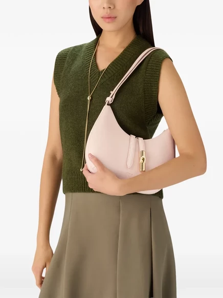 Маленькая кожаная сумка через плечо Furla Goccia