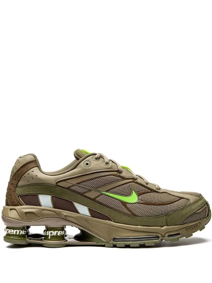 Кроссовки Nike x Supreme Shox Ride 2 SP, зеленые