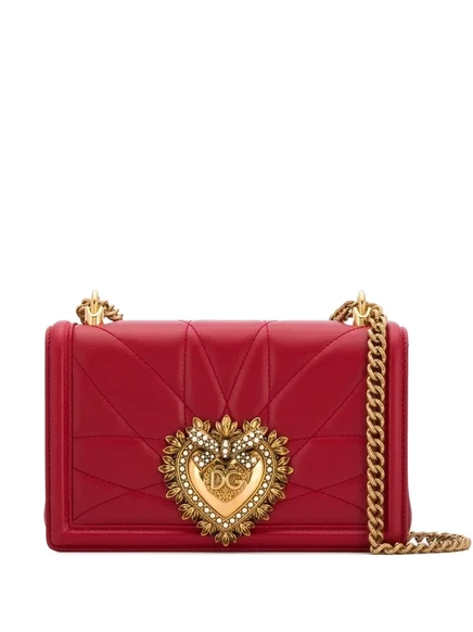 Сумка через плечо Dolce & Gabbana medium Devotion red