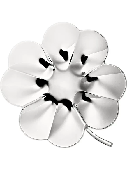Сервировочная чаша Christofle Trèfle à 4 Feuilles, серебристая