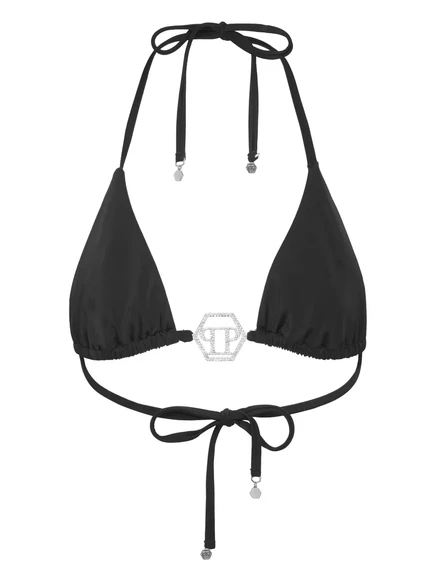 Женский лиф-бикини Philipp Plein с кристаллами, черный