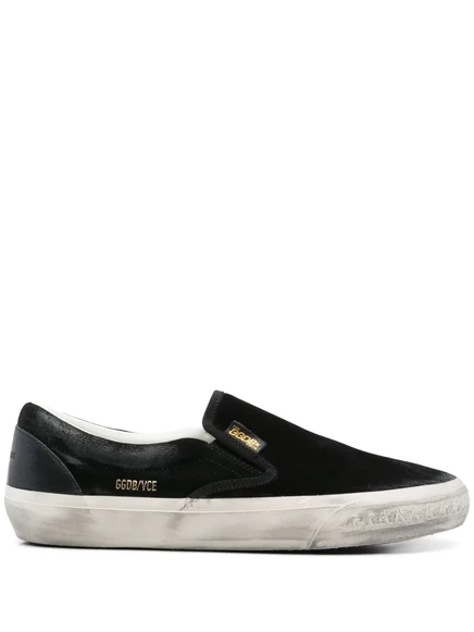Мужские кеды Golden Goose Penstar с набивкой, серые