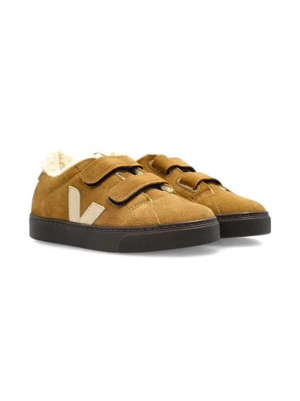 Кроссовки VEJA Kids Esplar с v-образным логотипом  brown