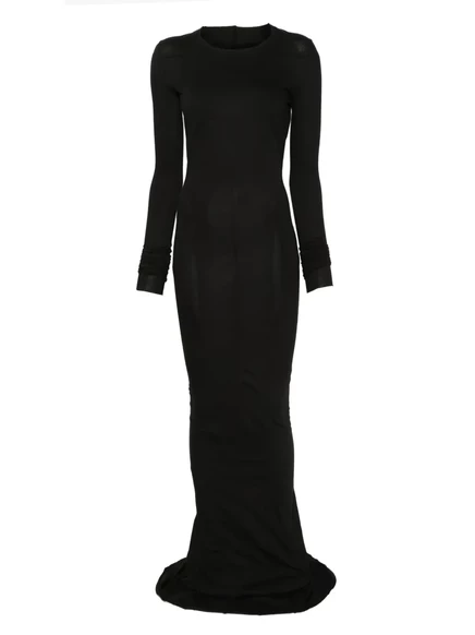 Макси-платье Rick Owens DRKSHDW с длинным рукавом black