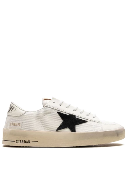 Мужские кроссовки Golden Goose Stardan, бело-черные
