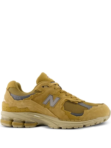 Унисекс кроссовки New Balance N-logo сетчатые, коричневые