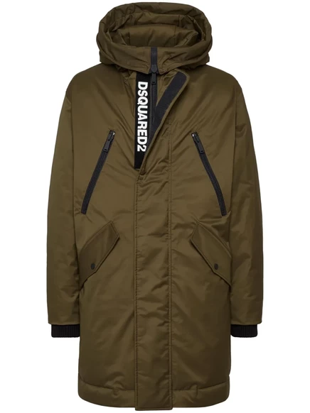 Парка с капюшоном DSQUARED2 brown