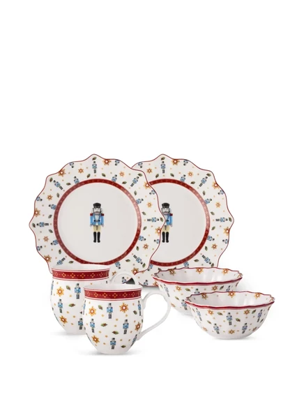 Набор тарелок Villeroy & Boch Toy's Delight, 6 шт., белый