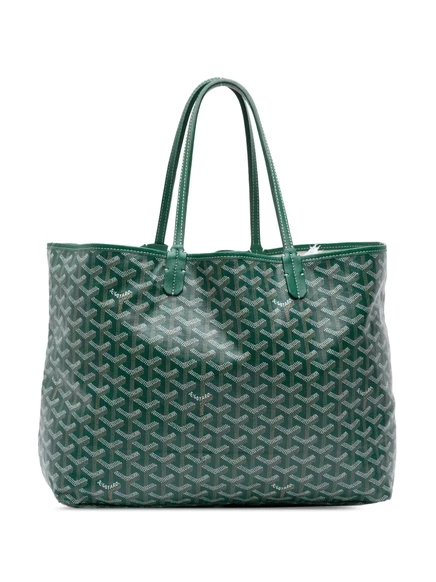 Сумка-тоут Goyard 2017, бывшая в употреблении, Goyardine Saint Louis PM green