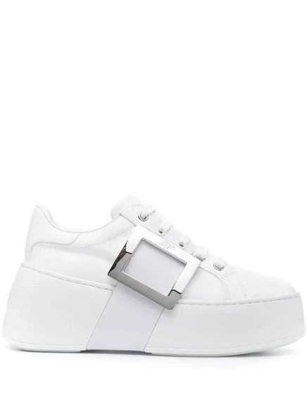 Женские кеды Roger Vivier Viv' Skate, белые