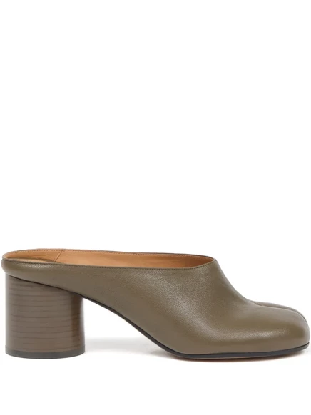 Женские мюли Maison Margiela Tabi, зеленые