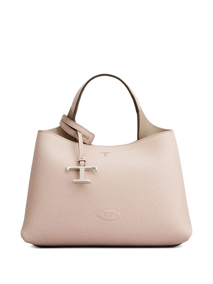 Женская сумка-тоут Tod's Micro из кожи, светло-бежевая