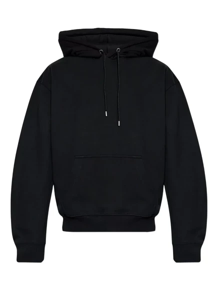 Мужское худи AllSaints Milo из хлопка, черное