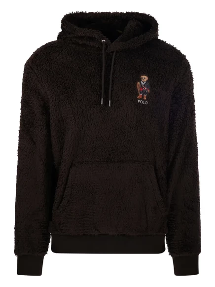 Мужское худи Polo Ralph Lauren с вышивкой Bear, коричневое
