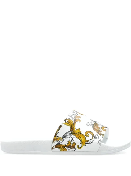 Женские шлепанцы Versace Jeans Couture, белые