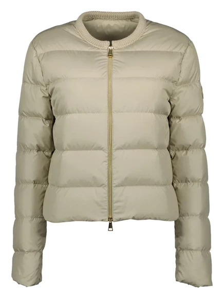 Женский пуховик Moncler, бежевый