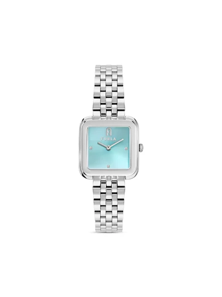 Женские часы Furla Diamante 30 мм стальные, синие