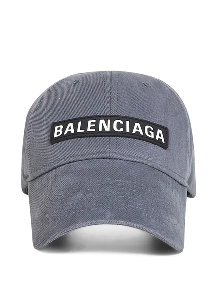 Мужская бейсболка Balenciaga с логотипом, серая