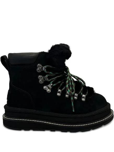 Унисекс-ботинки UGG с меховой отделкой, черные