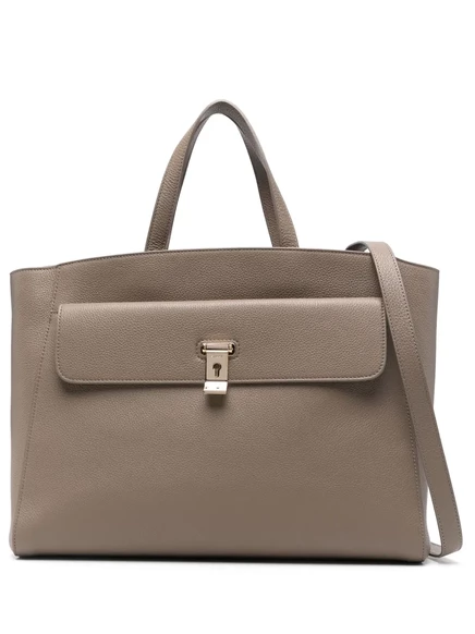 Кожаная сумка-тоут Bally Lydia neutrals