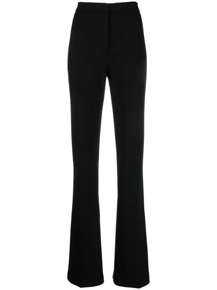 Расклешенные брюки из крепа PINKO с высокой талией  black