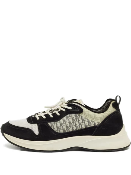 Мужские кроссовки Christian Dior Pre-Owned B25 Runner, белые