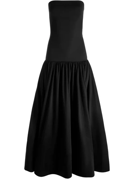 Женское платье Alice & Olivia Oriana миди, черное