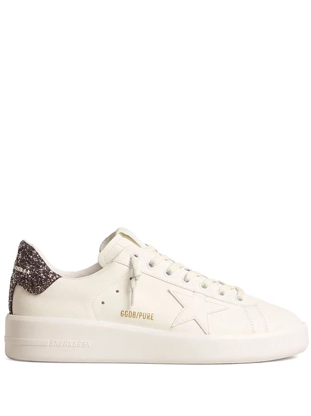 Кроссовки из натуральной кожи Golden Goose Purestar white