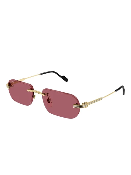 Мужские солнцезащитные очки Cartier Eyewear, фиолетовые