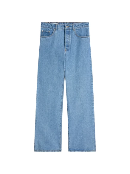 Мужские джинсы Dries van Noten прямого кроя, синие