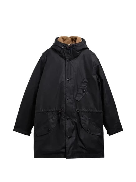 Мужская парка Barbour Ursula Waxed, черная