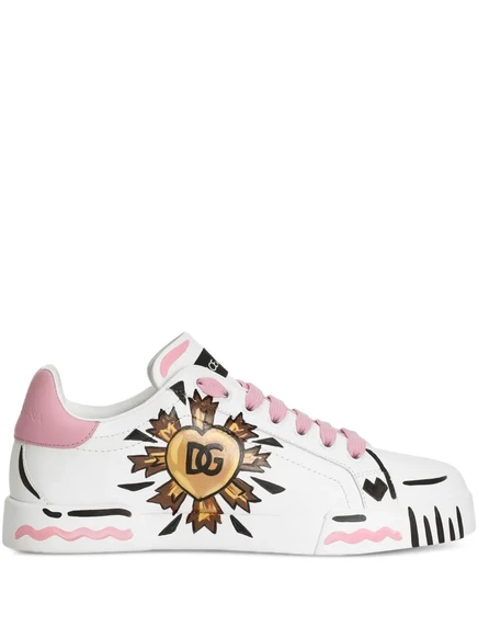 Женские кеды Dolce & Gabbana Portofino, белые