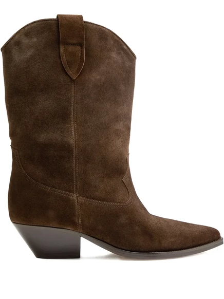 Замшевые ковбойские сапоги MARANT ÉTOILE DUERTO brown