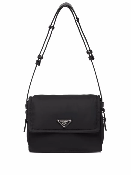 Маленькая дорожная сумка через плечо от Prada black