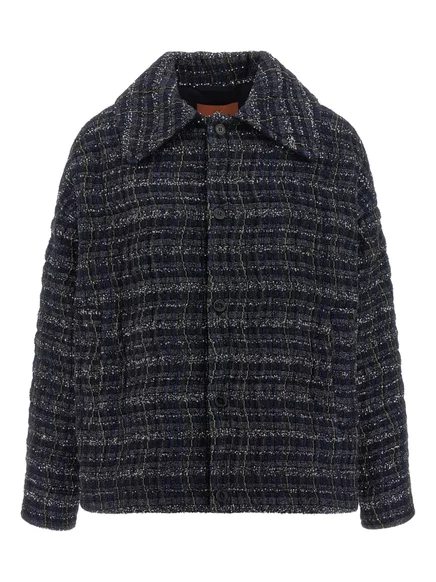 Женское пальто Missoni Caperdoni оверсайз, синее