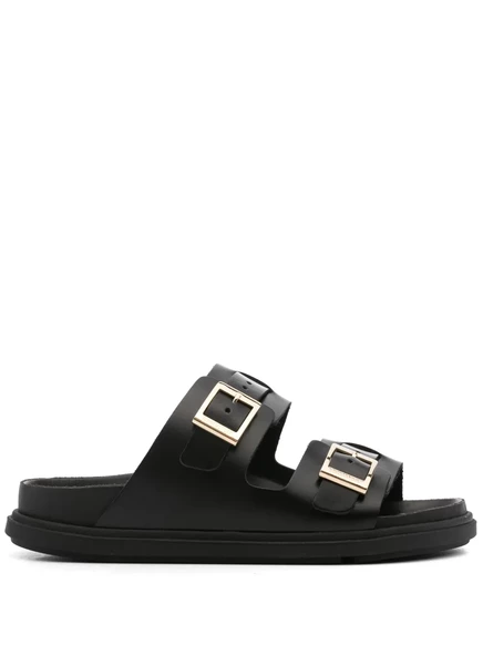 Унисекс сандалии Birkenstock St Barths из гладкой кожи, черные