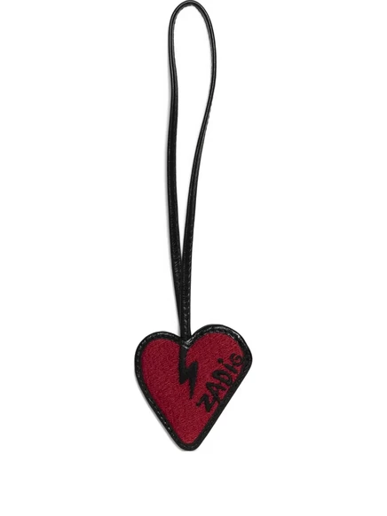 Брелок Zadig & Voltaire «Heart Lightning», красный