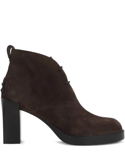 Ботинки Tod's Chukkah на шнуровке толщиной 80 мм brown