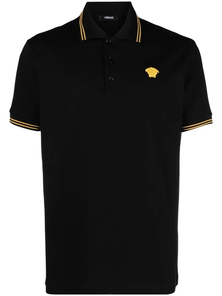 Футболка-поло Versace Medusa black