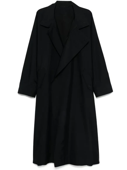 Мужской тренч Homme Pliss Issey Miyake Blank, черный