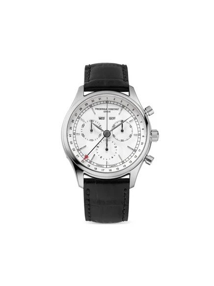 Мужские часы Frederique Constant, хронограф, 40 мм, белый