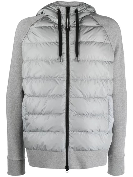 Толстовка с капюшоном Canada Goose HyBridge Huron на молнии grey