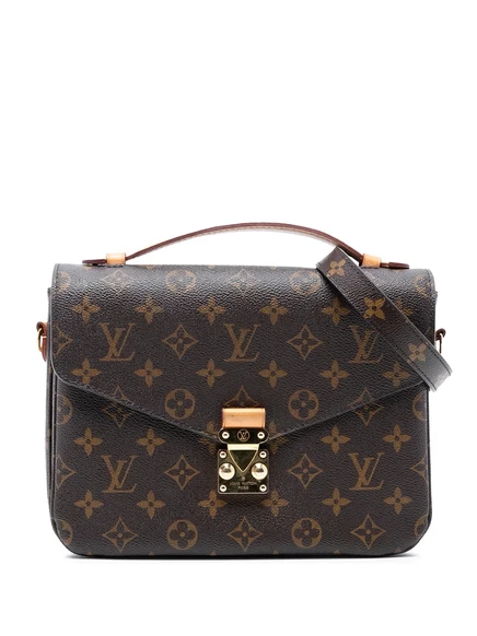 Женская сумка Louis Vuitton Pochette Metis, коричневая